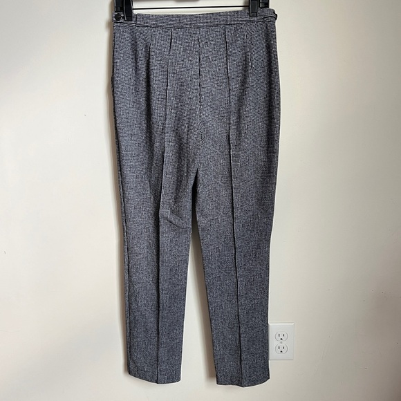 Theory Waist-Tab Pant in Houndstooth Ponte Pants Size 4 - Picture 7 of 8